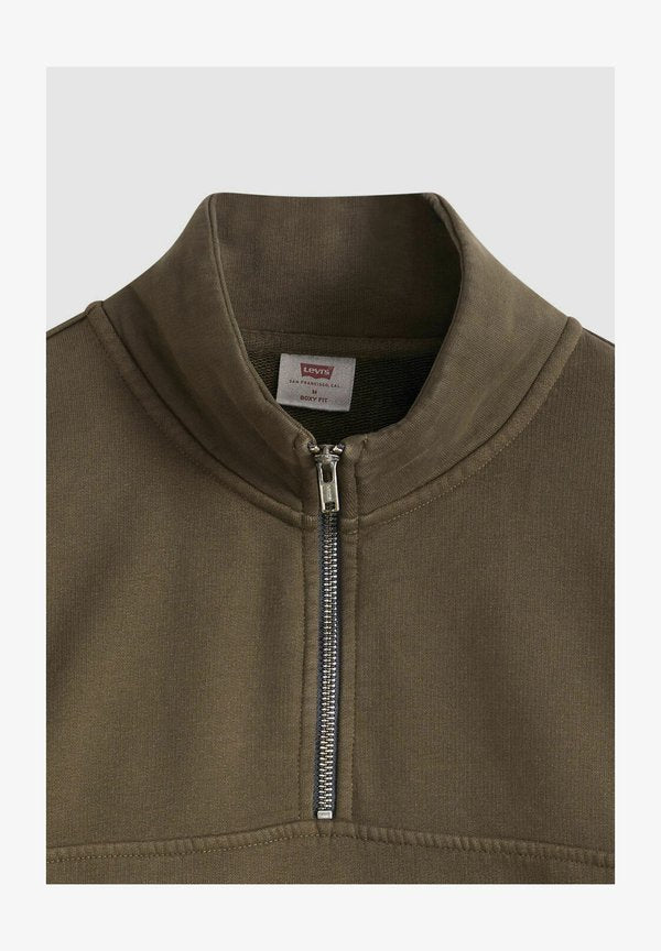 Levi's® BOXY QUARTER ZIP ALT PREP APPLIQUE OP - Sweatshirt - alt prep applique op