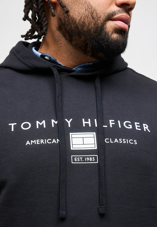 Tommy Hilfiger PLUS LOGO TERRY DRAWSTRING HOODY