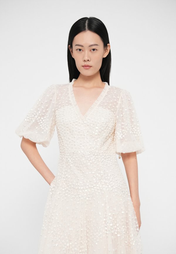 Needle & Thread SCALLOP V NECK GOWN