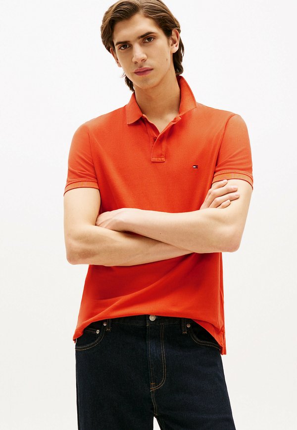 Tommy Hilfiger REGULAR FIT - Polo shirt - brilliant orange