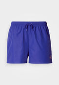 Calvin Klein Swimwear DRAWSTRING WAISTBAND GRAPHIC MONOGRAM - Swimming shorts - blue river fog