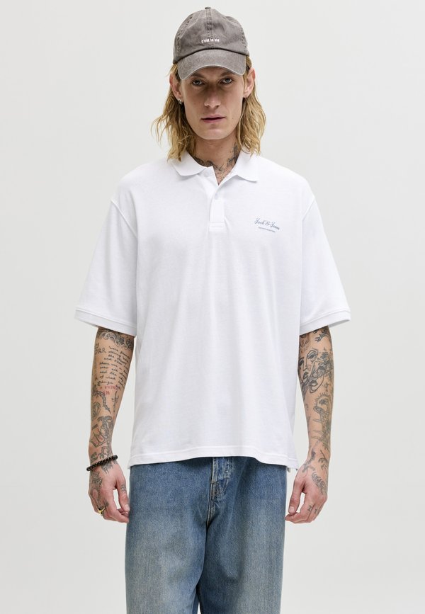 Jack & Jones JJEARCHIVE GRAPHIC - Polo shirt - bright white