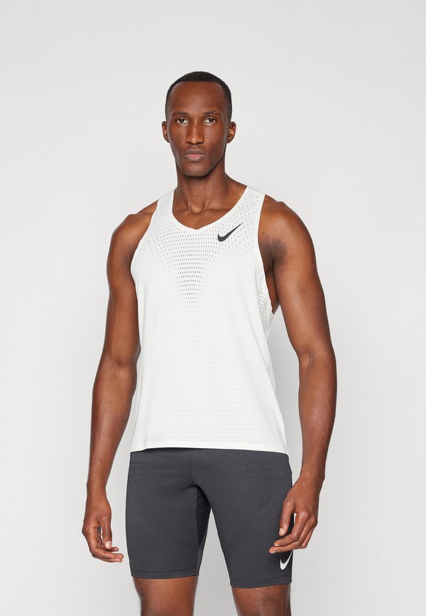 Nike Performance M NK DFADV AROSWFT SINGLET - Top - summit white/black