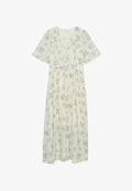 Vero Moda VMBELLA 2/4 BUTTON ANKLE DRESS - Day dress - birch