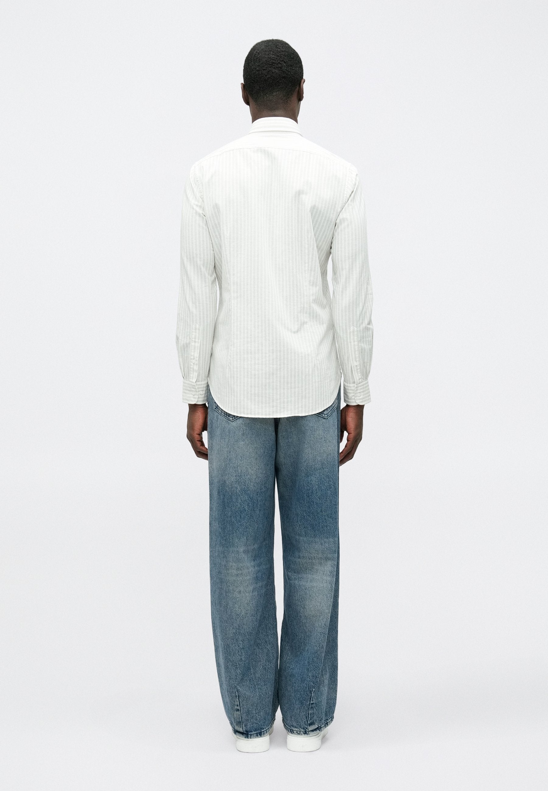 Michael Kors PERFORM STRIPE SLIM SHIRT