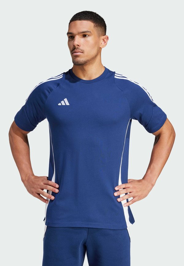 adidas Performance ADIDAS PERFORMANCE TIRO 24 SWEAT TEE - Print T-shirt - team navy blue white