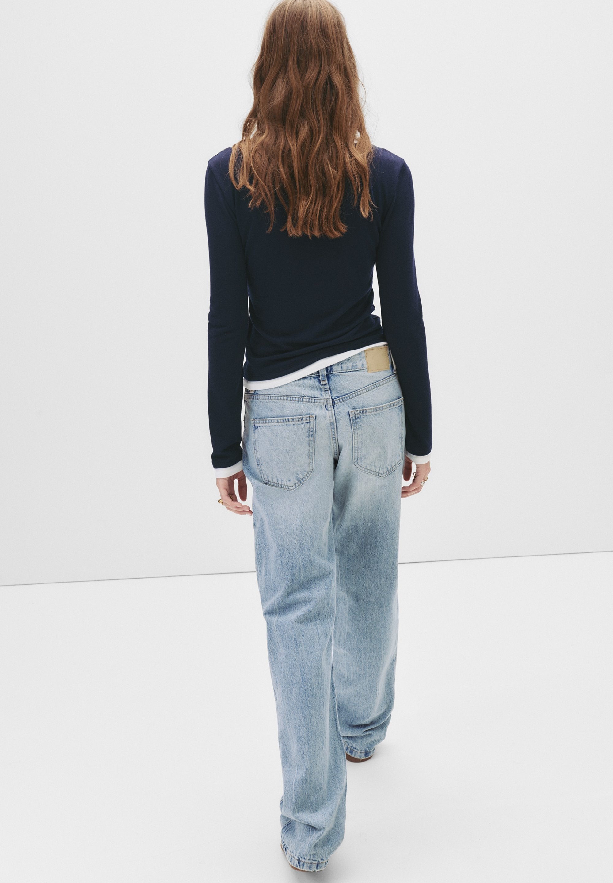 PULL&BEAR MID-WAIST