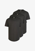 Jack & Jones 3 PACK - Basic T-shirt - pack black