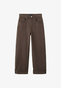 Mango Relaxed fit jeans - brown