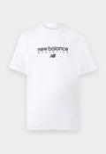 New Balance LINEAR GRAPHIC - Print T-shirt - white