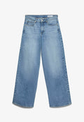 Vero Moda Wide-fit VMSANDIE-STRETCH Mid rise Wide Leg Fit - Wide Leg - light blue denim