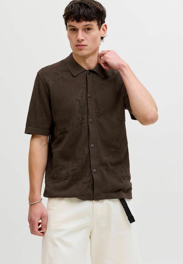 Jack & Jones Knitted Knitted - Shirt - demitasse