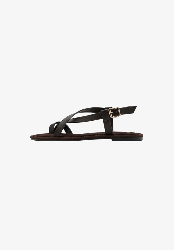 Mango ADULT - T-bar sandals - dark brown