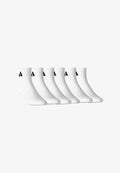 adidas Performance UNISEX CUSHIONED SPORTSWEAR ANKLE QUARTER 6 PAAR PACK  - Sports socks - white