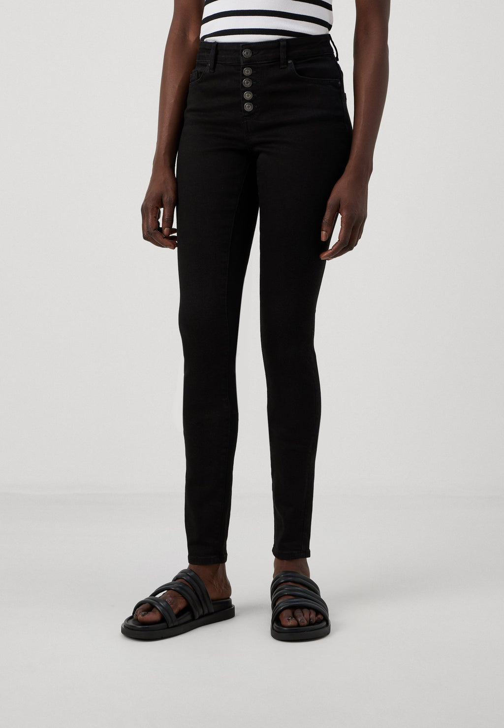 Skinny fit ONLHUSH Mid waist Media 3