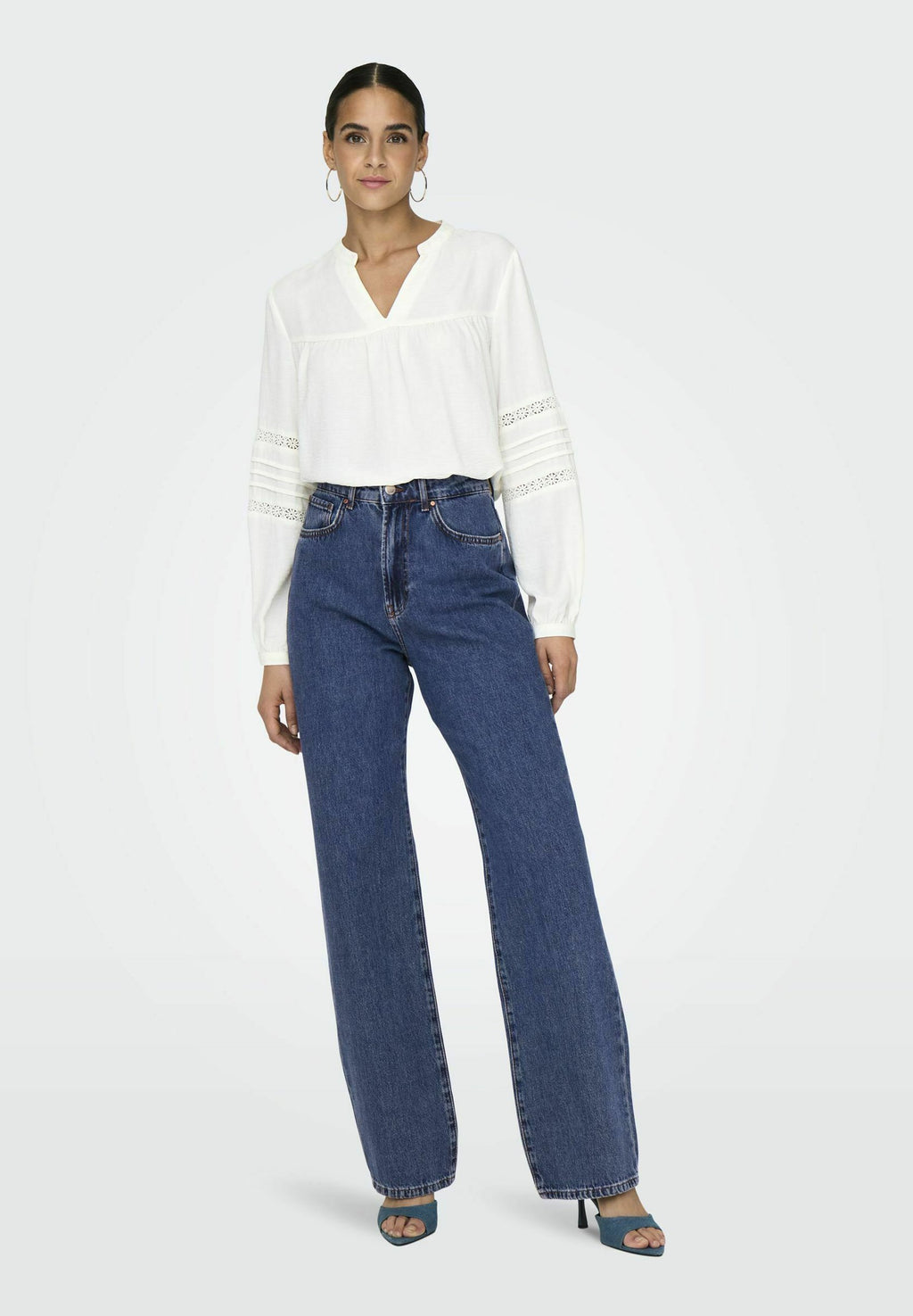 Straight fit ONLSILJE High waist Media 2