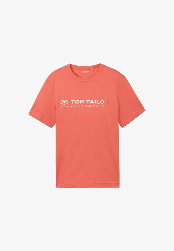 TOM TAILOR MIT LOGO  - Print T-shirt - flamingo flower