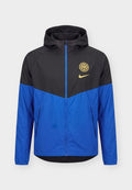 Nike Performance INTER RUN - Windbreaker - black/lyon blue/university gold-coloured