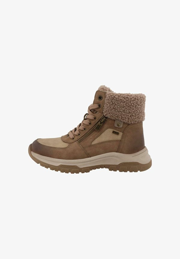 TOM TAILOR Winter boots - brown
