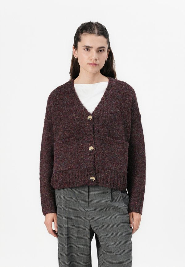 Vero Moda Knitted VMINGRID Knit - Cardigan - wine tasting