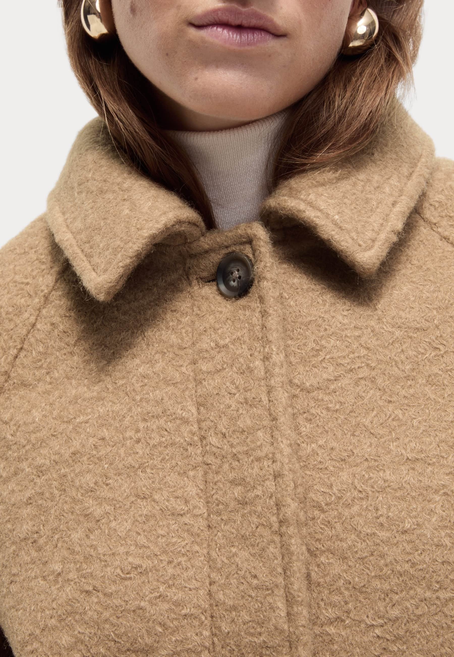 Marks & Spencer TEXTURED COLLARED SHORT COAT