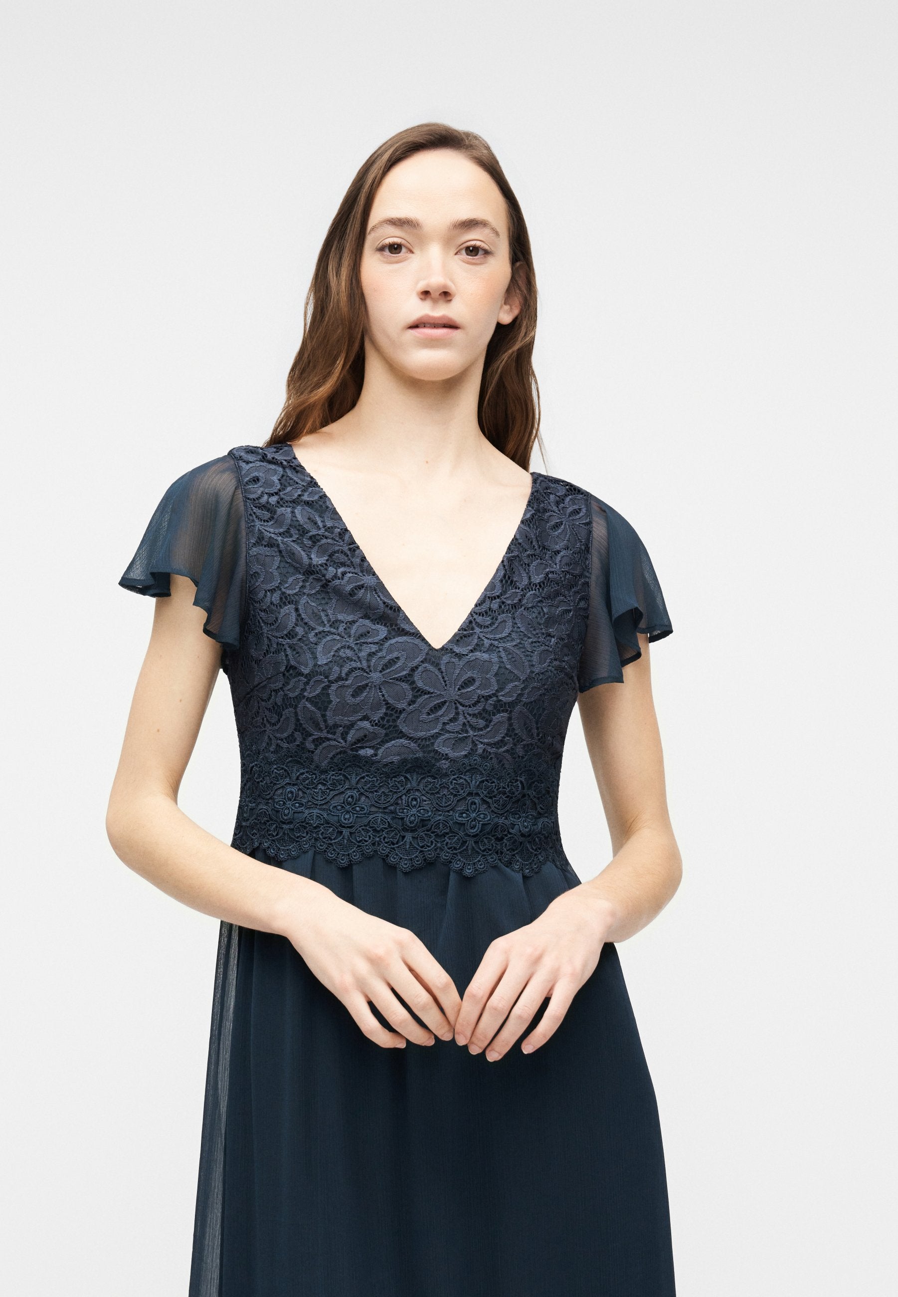 VILA VIETERA V NECK ANKLE DRESS