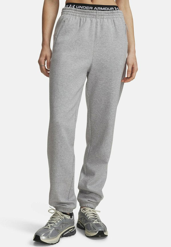 Under Armour UNSTOPPABLE FLEECE GYM - Trousers - mod gray light heather