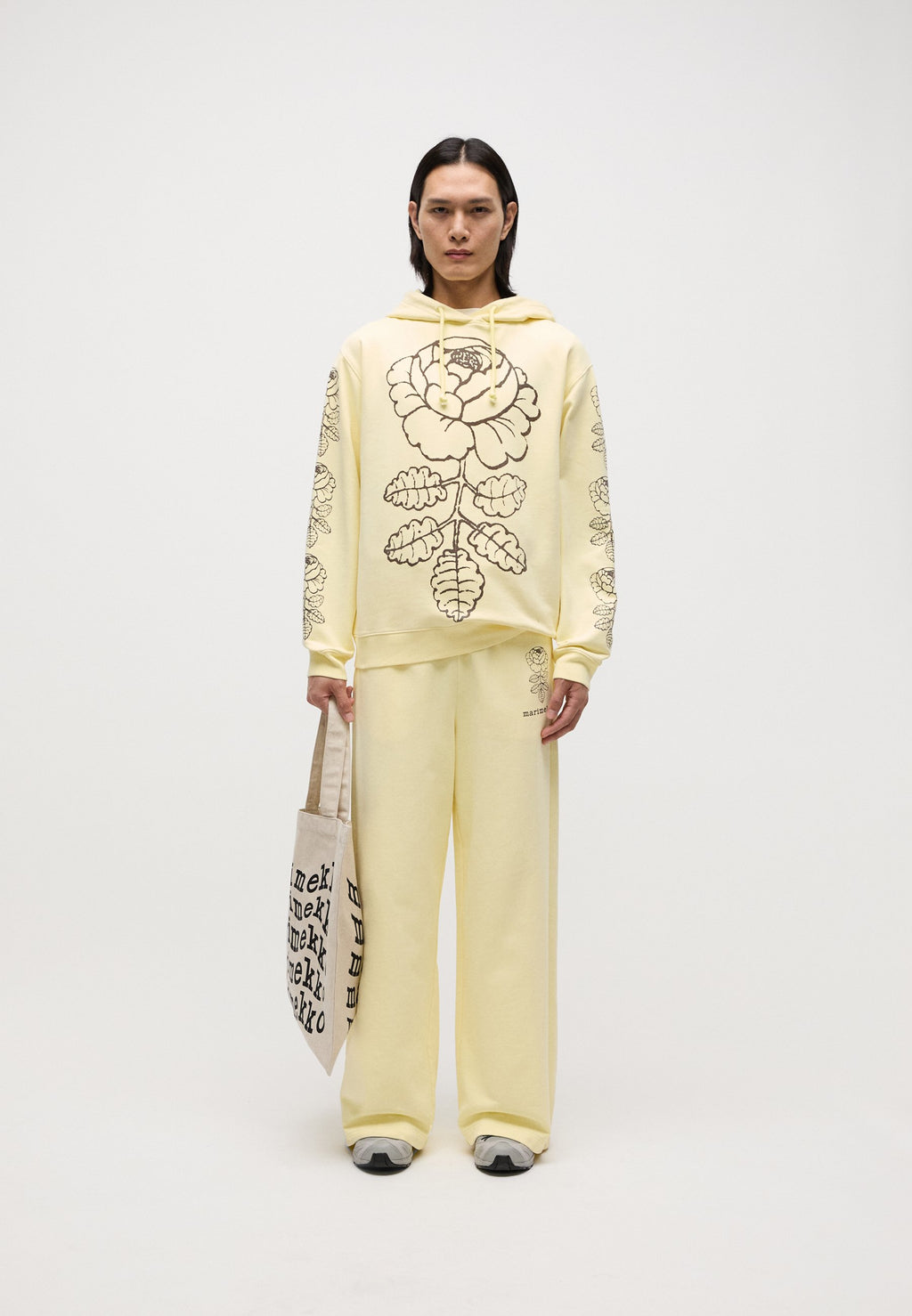 Marimekko SANOMA VIHKIRUUSU PLACEMENT HOODIE UNISEX