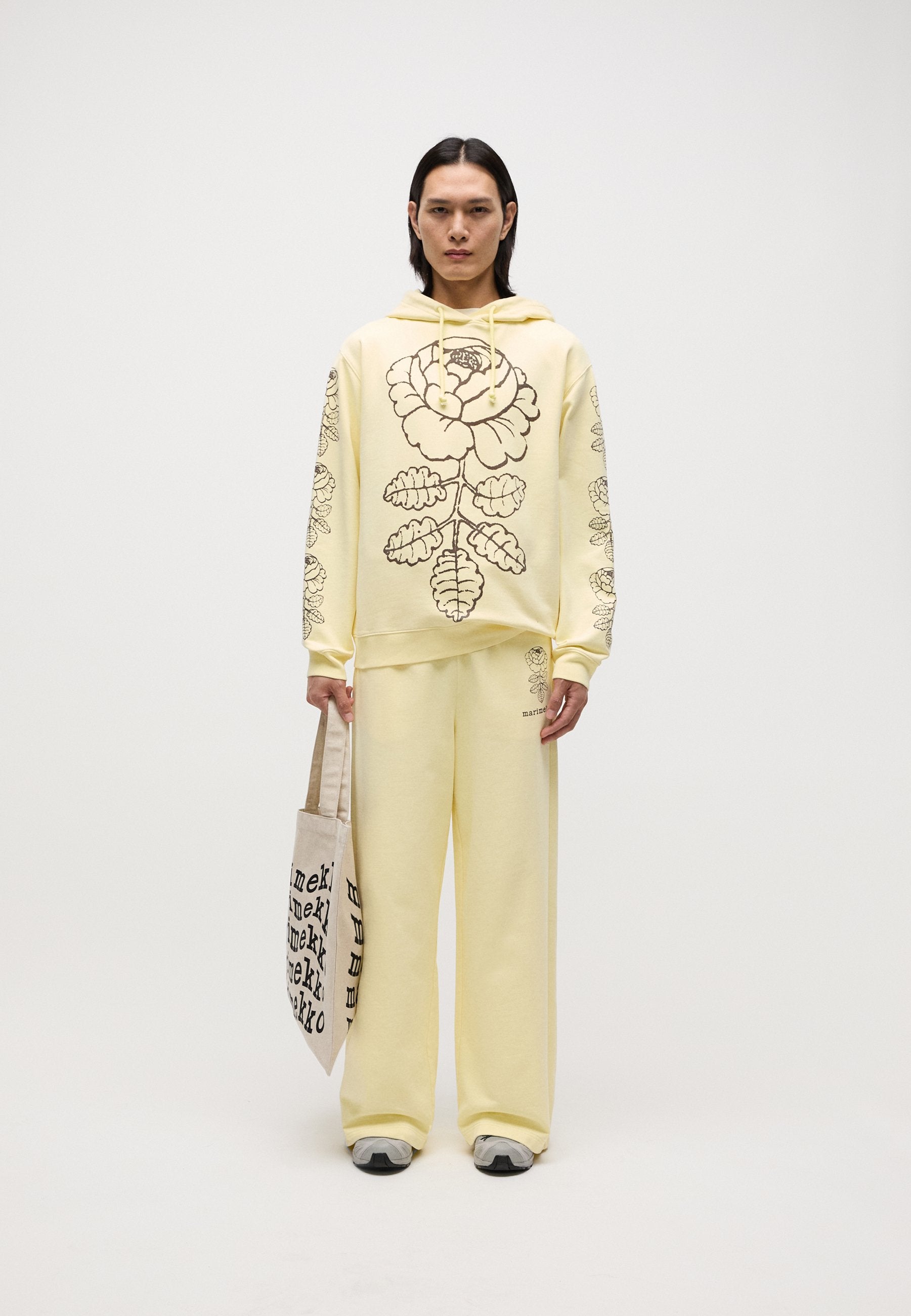 Marimekko SANOMA VIHKIRUUSU PLACEMENT HOODIE UNISEX