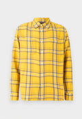 RELAXED FIT TEXTURED TWILL CHECK SHIRT Media 1