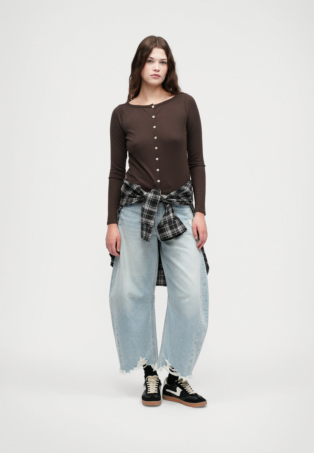 Abercrombie & Fitch NECK BUTTON THROUGH