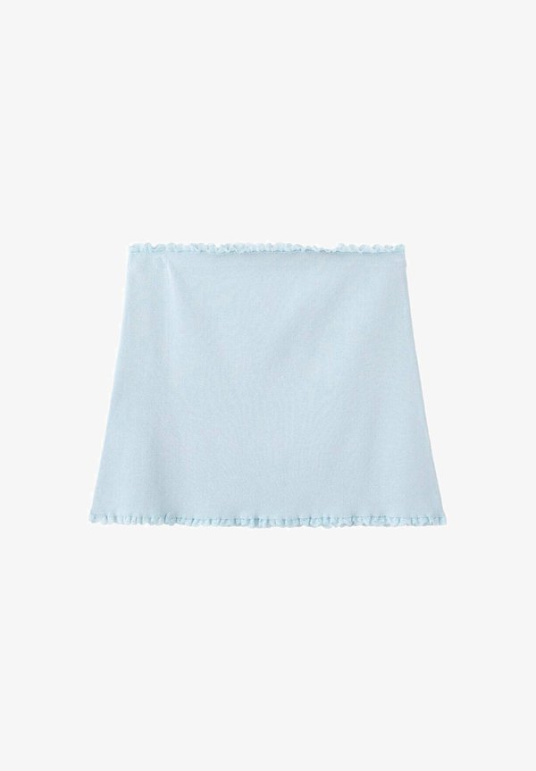 Mango ADULT - Mini skirt - light blue