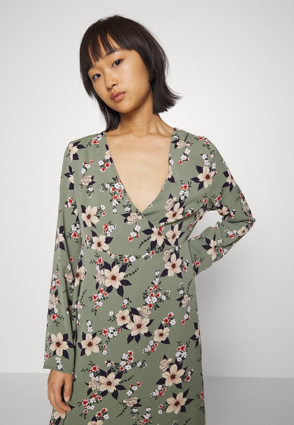 VILA Petite VIBLUME L/S WRAP SHORT DRESS/KA PTT