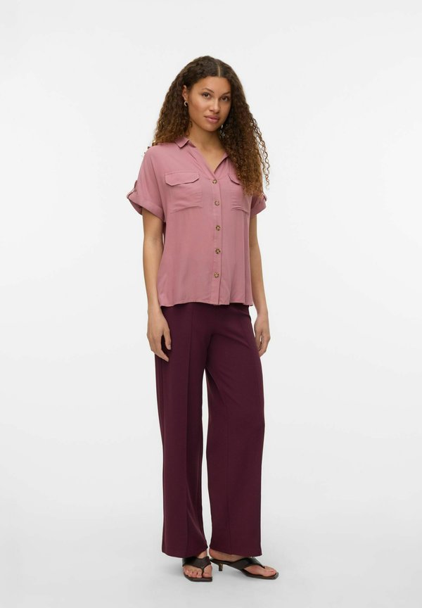 Vero Moda VMBUMPY - Button-down blouse - snow white