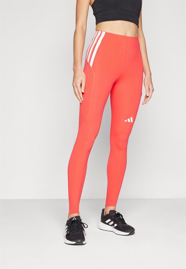 adidas Performance ADIZERO  - Running tights - semi lucid red