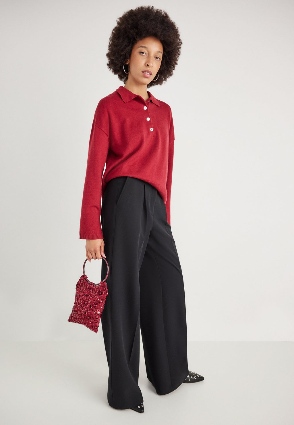 Gina Tricot COLLAR SWEATER
