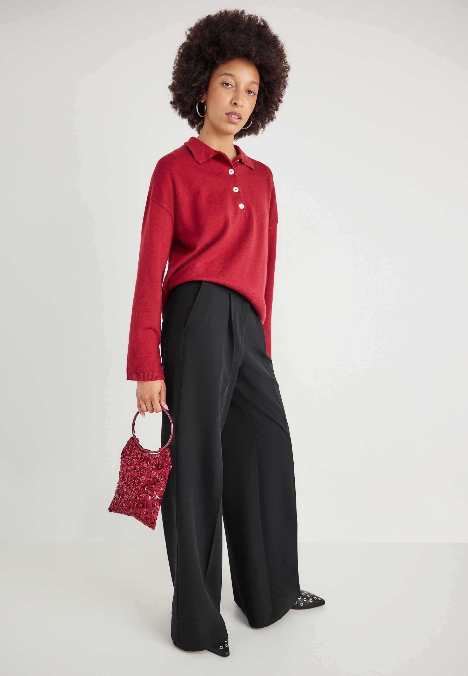 Gina Tricot COLLAR SWEATER