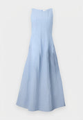 Vero Moda Petite VMNORMA DRESS - Maxi dress - light blue melange