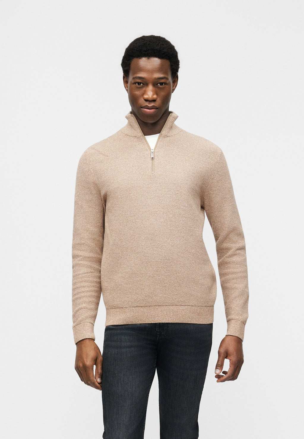 Selected SLHROSS STRUCTURE HALF ZIP