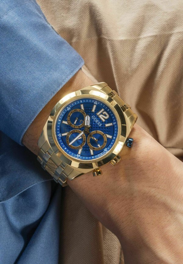 Guess RESISTANCE - Chronograph watch - gold tone