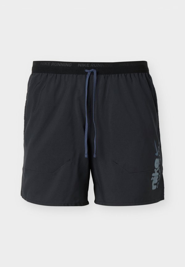 Nike Performance STRIDE SHORT - Sports shorts - black/thunder blue