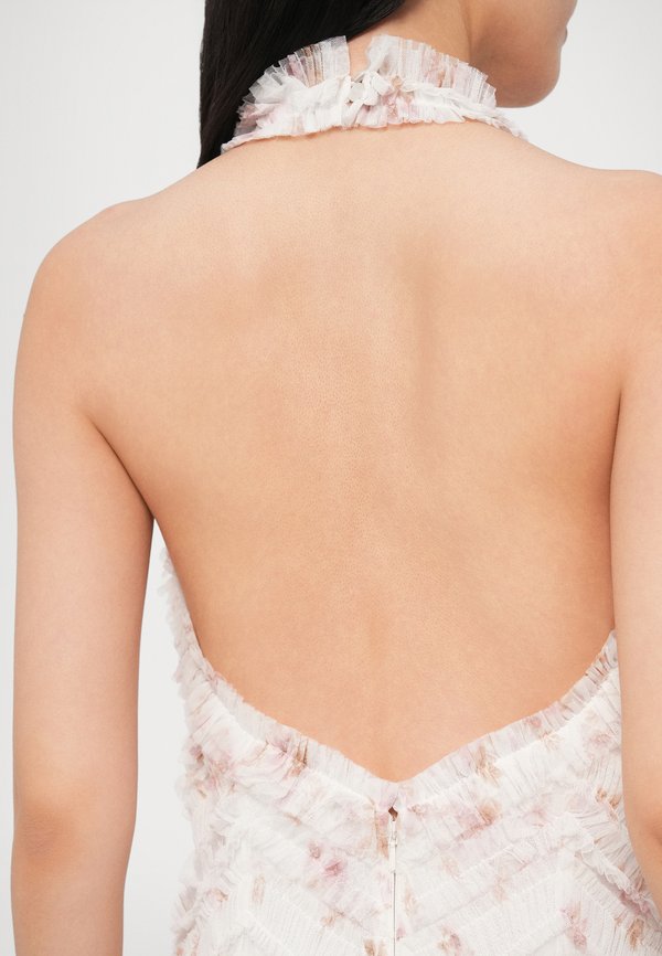 Needle & Thread MAGNOLIA DITSY ELIA HALTER NECK GOWN
