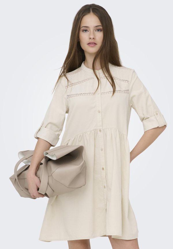 ONLY ONLCHICAGO-AIME Short - Shirt dress - pumice stone