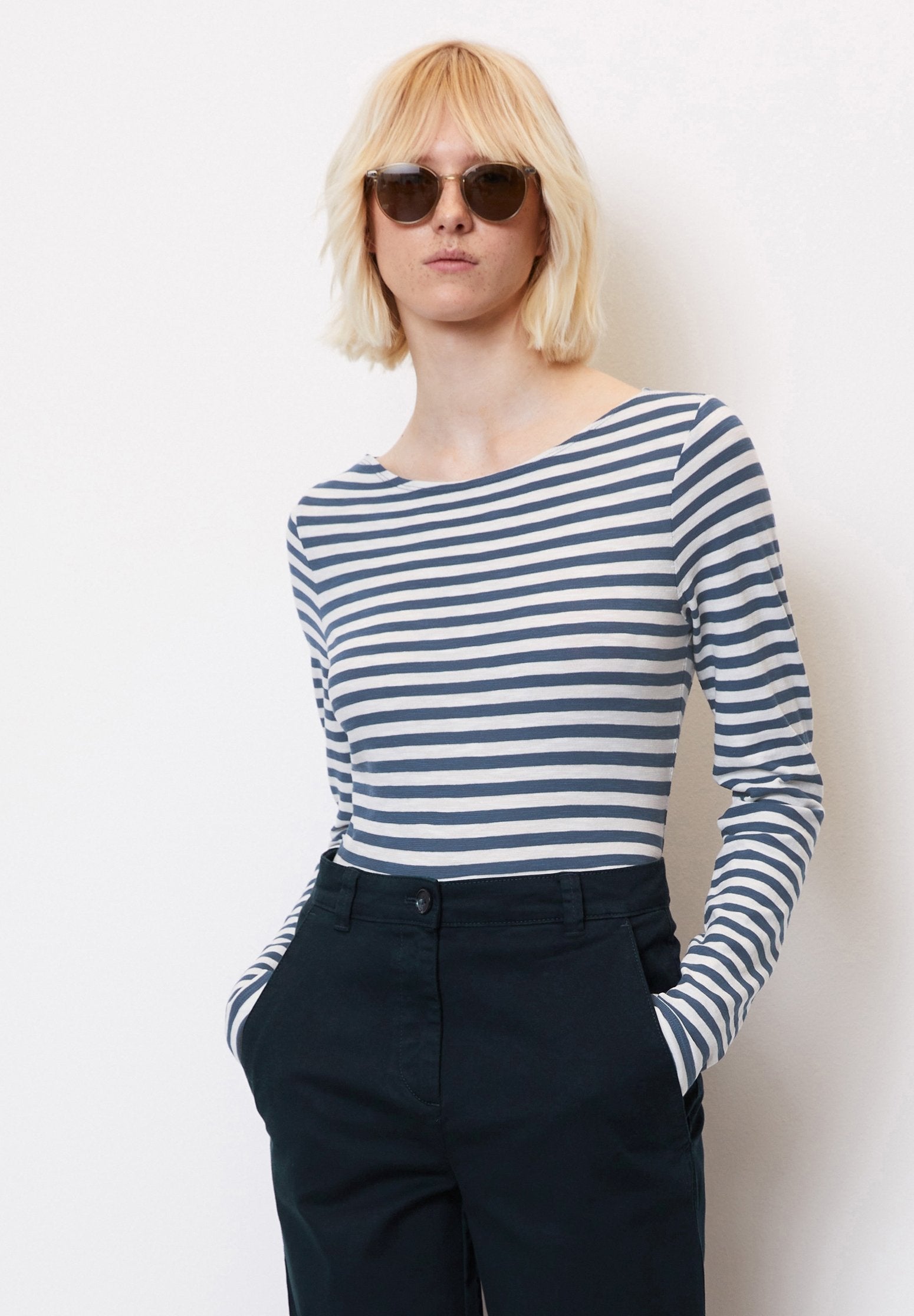 Marc O'Polo BOAT NECK STRIPED