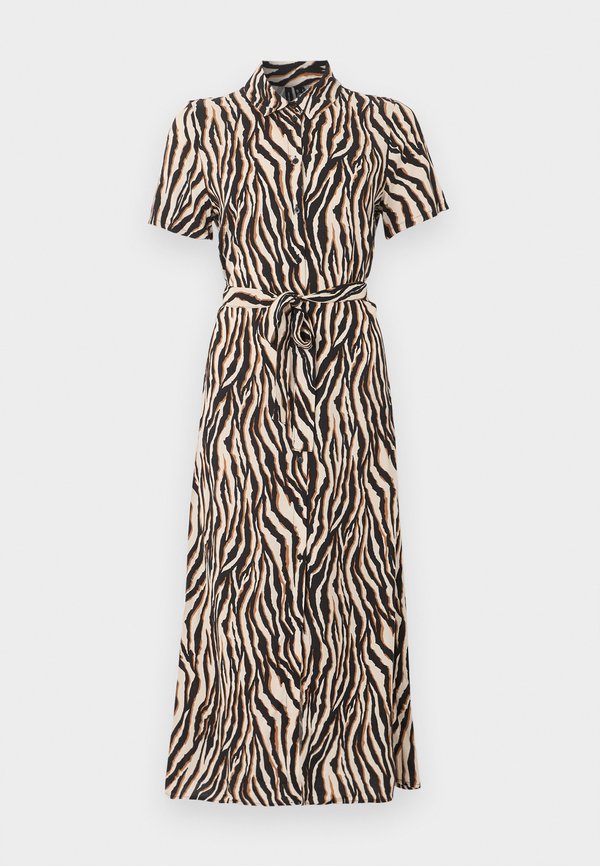 Vero Moda VMEASY JOY LONG SHIRT DRESS - Maxi dress - oatmeal