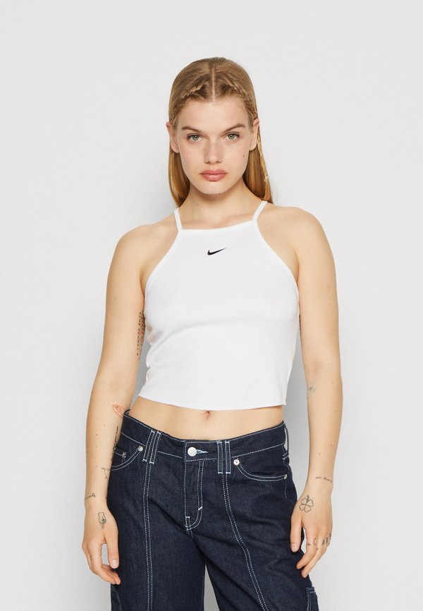 Nike Sportswear CAMI TANK - Top - white/black