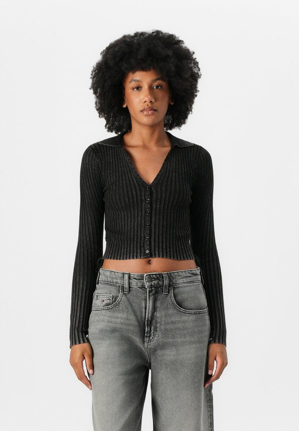 Guess Originals SHIRRED TIE CARDIGAN