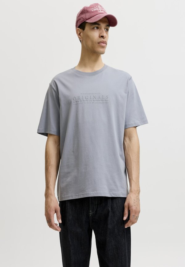 Jack & Jones CATSKILLS MINIMAL TEE CREW NECK - Basic T-shirt - tradewinds