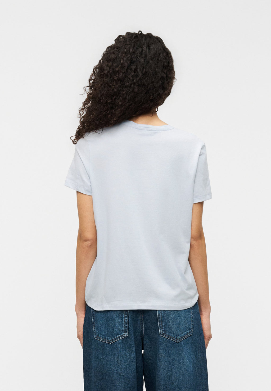 LOGO EMBROIDERY JERSEY CREW NECK T-SHIRT Media 4