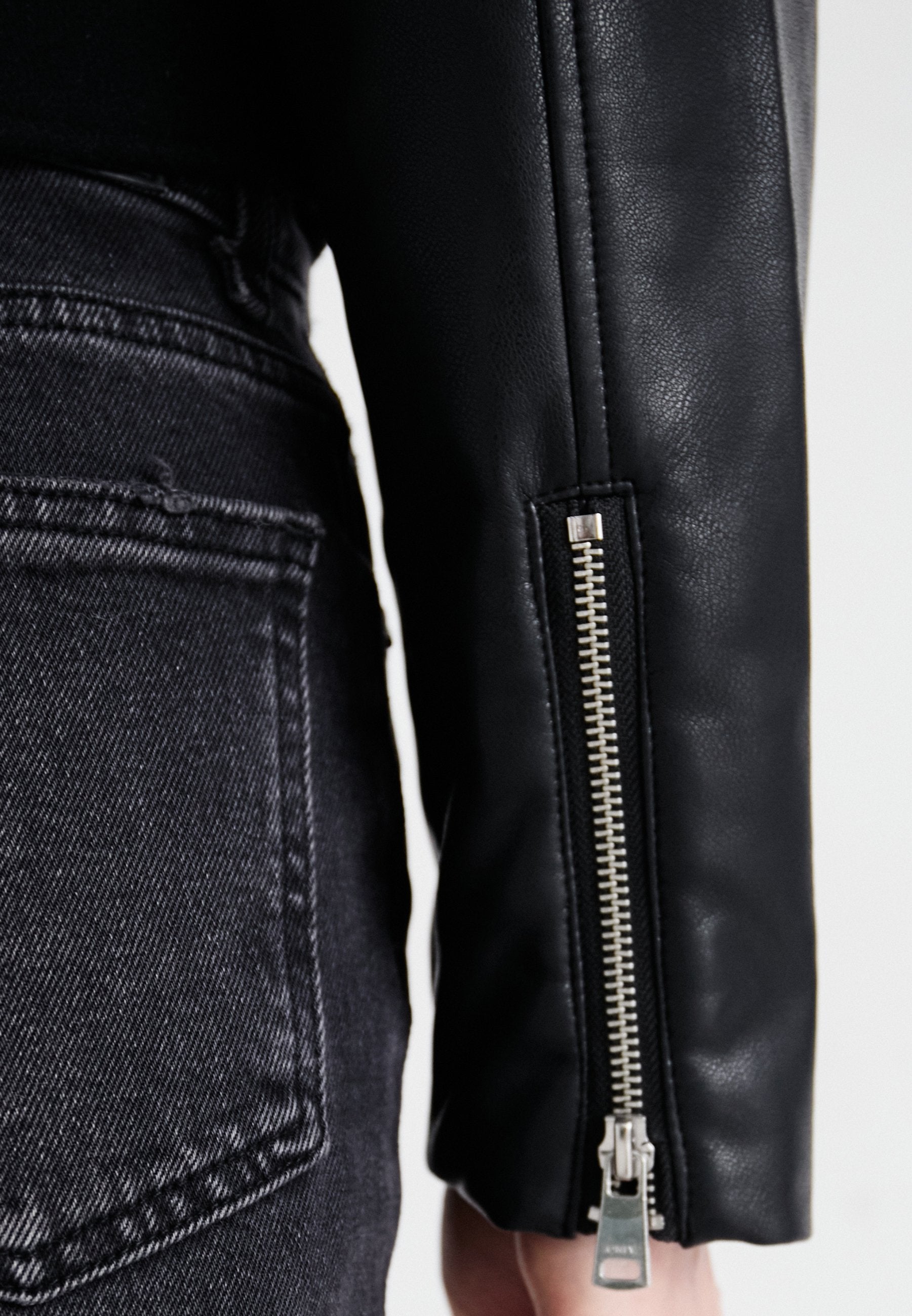 EMMA MIX BIKER JACKET Media 7